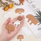 100pcs Tree Earring Display Cards 55x57 mm
