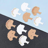 100pcs Tree Earring Display Cards 55x57 mm