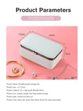 Mini PU Leather Jewelry Box Earring Ring Necklace Case Gift