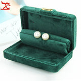 Velvet Ring Jewelry Storage Box Mini Earring Display