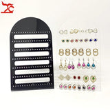 Plastic Earring Board Holder Ear Studs Display Stand for Jewelry