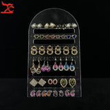 Plastic Earring Board Holder Ear Studs Display Stand for Jewelry