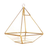 Geometric Glass Ring Jewelry Box Wedding Ring Display