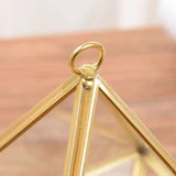 Geometric Glass Ring Jewelry Box Wedding Ring Display