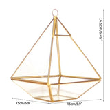 Geometric Glass Ring Jewelry Box Wedding Ring Display