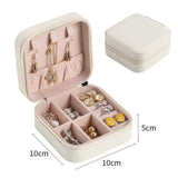 PU Jewelry Organizer Display Travel Jewelry Case Box Storage