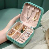 PU Jewelry Organizer Display Travel Jewelry Case Box Storage