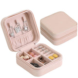 PU Jewelry Organizer Display Travel Jewelry Case Box Storage