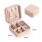 PU Jewelry Organizer Display Travel Jewelry Case Box Storage