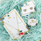 300gsm Paper Printing Gift Hang Tags Jewelry Packaging Display Cards Label