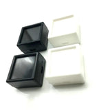 5PCS 30*30mm Square Ring Earrings Pendant Display Box Jewelry Storage