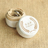 Personalized Wedding Ring Box Wooden Ring Box