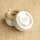 Personalized Wedding Ring Box Wooden Ring Box