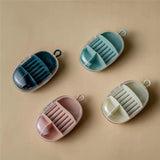 Travel Jewelry Box with 3 Grid Layer Storage Organizer