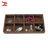 Velvet Jewelry Display Tray Earring Ring Organizer 11*22CM