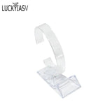 10pcs Acrylic Clear Watch Bracelet Display Stand Rack