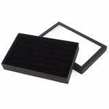 36 Slots Ring Storage Box Jewelry Organizer Holder Velvet Ring Storage Box