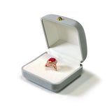 Velvet Heart Ring Box Jewelry Display Case Holder Wedding Gift Boxes