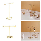 Metal Jewelry Display Stand Necklace Earrings Ring Holder