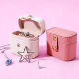 Mini Girls Jewelry Box Earrings Ring Storage Tinny Organizer