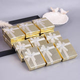 12pcs Pink Cardboard Jewelry Packaging Box - Earrings Ring Necklace Gift Wedding