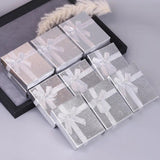 12pcs Pink Cardboard Jewelry Packaging Box - Earrings Ring Necklace Gift Wedding