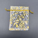 100pcs Rose Drawstring Bag Organza Gift Pouches Wedding Packaging Bag