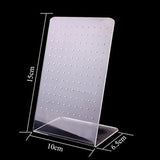 Acrylic 120 Holes Jewelry Display Stand Earrings Storage Rack