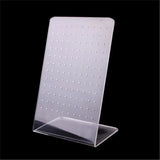 Acrylic 120 Holes Jewelry Display Stand Earrings Storage Rack
