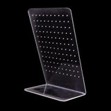 Acrylic 120 Holes Jewelry Display Stand Earrings Storage Rack