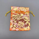 100pcs Rose Organza Gift Bag Christmas Wedding Packaging Small Mesh Sachet Bags