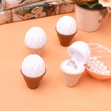 Ice Cream Ring Box Flocking Jewelry Box Ring Packaging Box