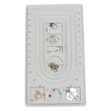 Flocked Bead Board Bracelet Beading Jewelry Organiser Tray