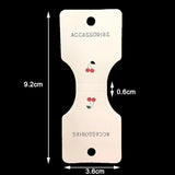 100pcs Cherry Paper Header Card for Jewelry Accessories Packaging