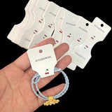 100pcs Cherry Paper Header Card for Jewelry Accessories Packaging