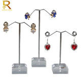 Clear Acrylic Stud Earring Jewelry Display Rack Stand Organizer Holder