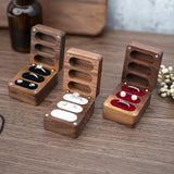 Wooden Jewelry Organizer Box with Velvet Lining