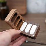 Wooden Jewelry Organizer Box with Velvet Lining