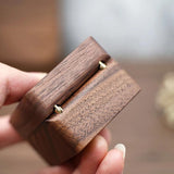 Wooden Jewelry Organizer Box with Velvet Lining