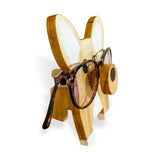 Wood Eyeglasses Holder Stand Sunglasses Nightstand Rack