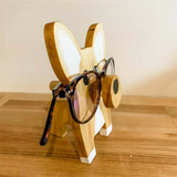 Wood Eyeglasses Holder Stand Sunglasses Nightstand Rack