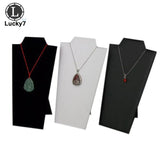 Folding Necklace Display Plate Pendant Rack Jewelry Stand Holder