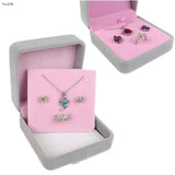 Red Velvet Wedding Ring Box Jewelry Holder
