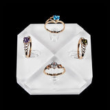 Clear Acrylic Ring Jewelry Holder Photography Props Display Stand