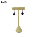 Linen Earring Jewelry Display Rack Stud Organizer