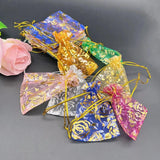 100pcs Wedding Packaging Bags Drawstring Gift Pouches Storage Sachet Bags