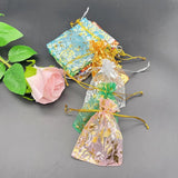 100pcs Wedding Packaging Bags Drawstring Gift Pouches Storage Sachet Bags