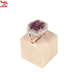 3 Pcs Wooden Ring Jewelry Display Stand Holder Organizer