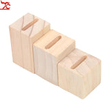 3 Pcs Wooden Ring Jewelry Display Stand Holder Organizer