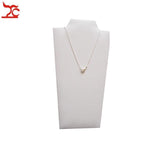 Foldable PU Necklace Rack Wooden Necklace Display Pendant Storage Organizer
